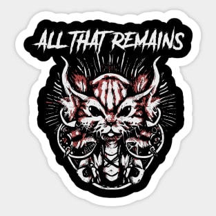 all that remains dark fox Sticker